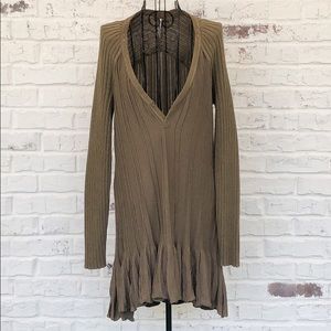 NWOT- Free People Military Style Sweater